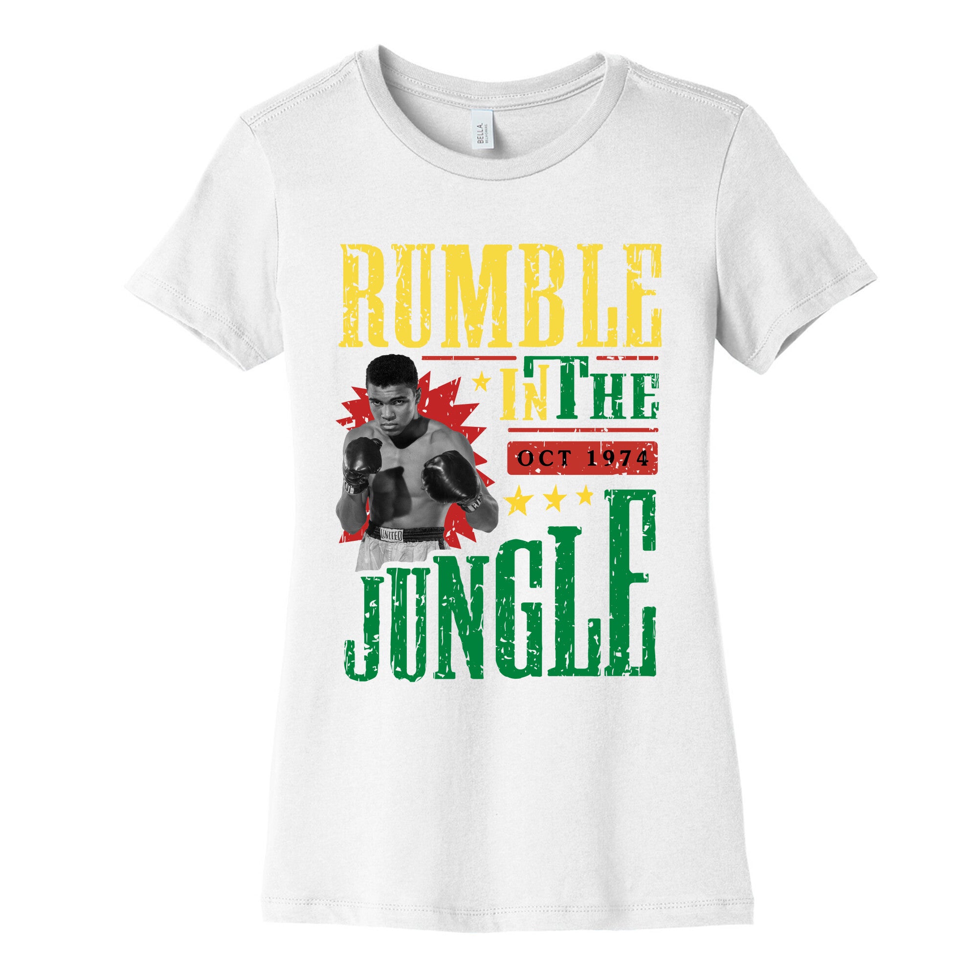 Rumble in the Jungle Womens Cotton Tee